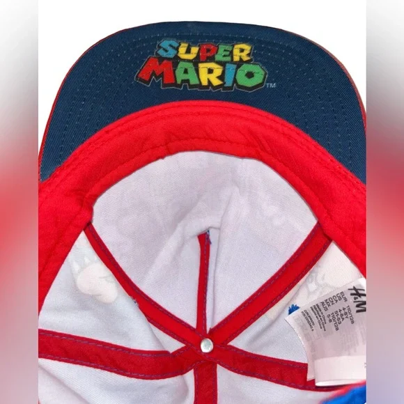 ⭐️H&M SUPER MARIO BROS BASEBALL CAP! KIDS NINTENDO -PERFECT CONDITION! - Picture 10 of 15